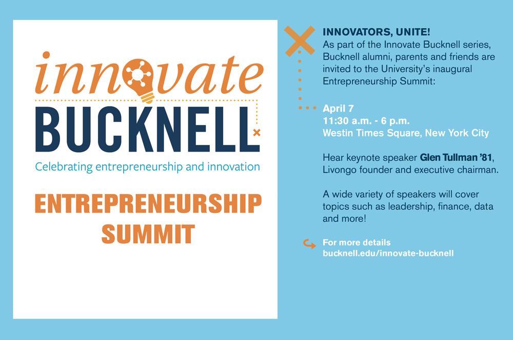 Entrepreneurship Summit Bucknell Advertisement