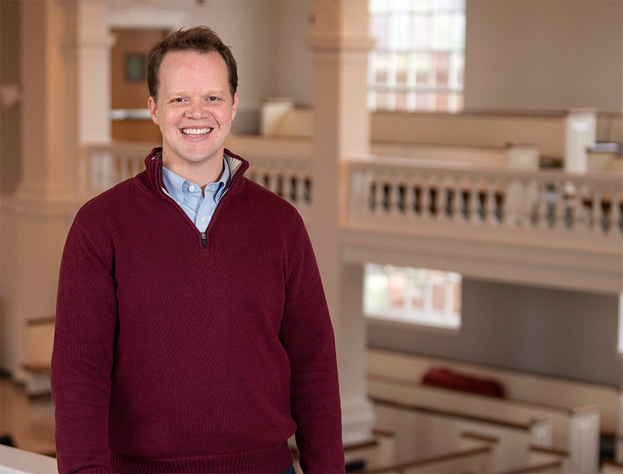 The Rev. Kurt Nelson is Bucknell’s new director of the Office of Religious & Spiritual Life.