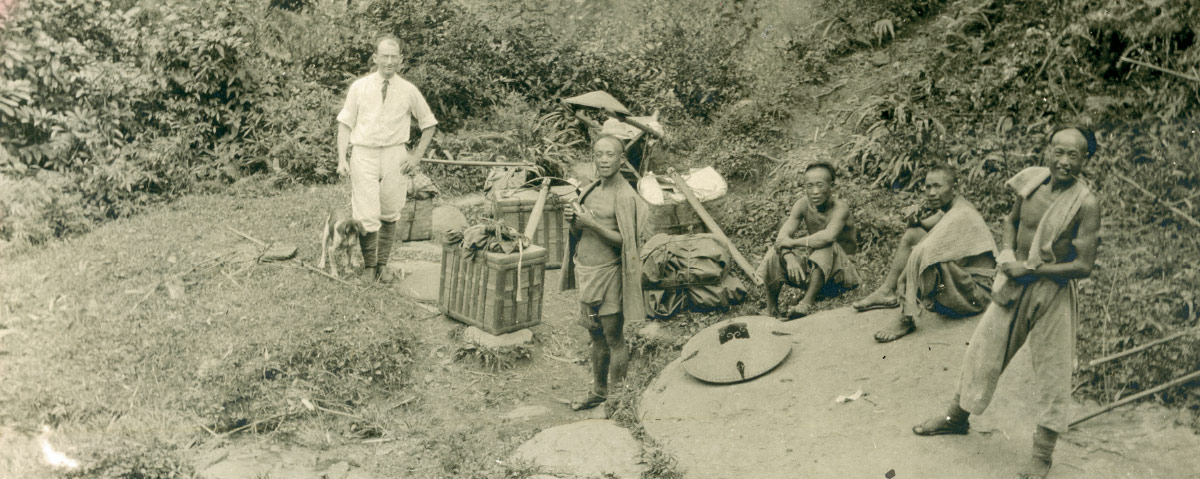 Edgar Shields sent this photo of himself in China