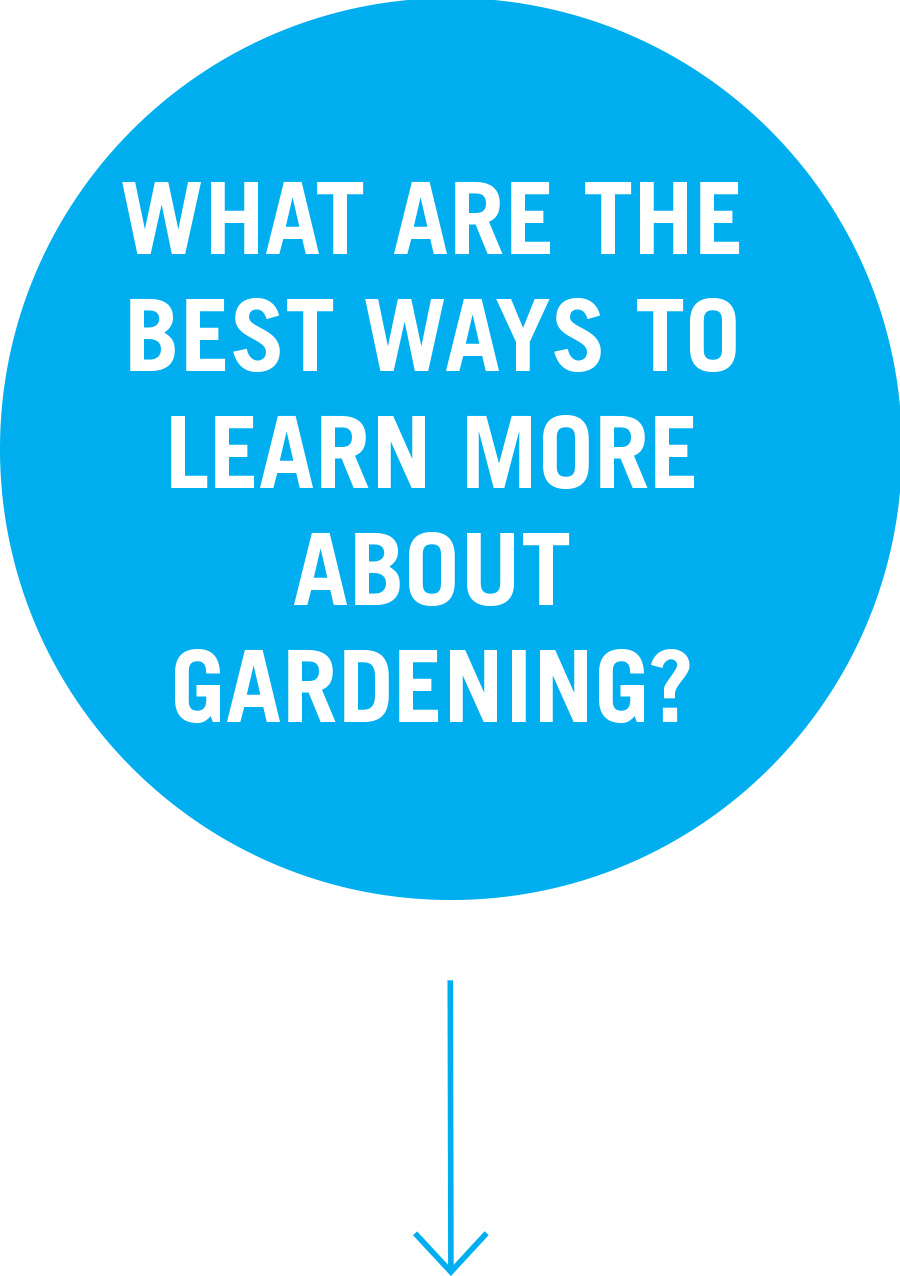 Question 5: What are the best ways to learn more about gardening?