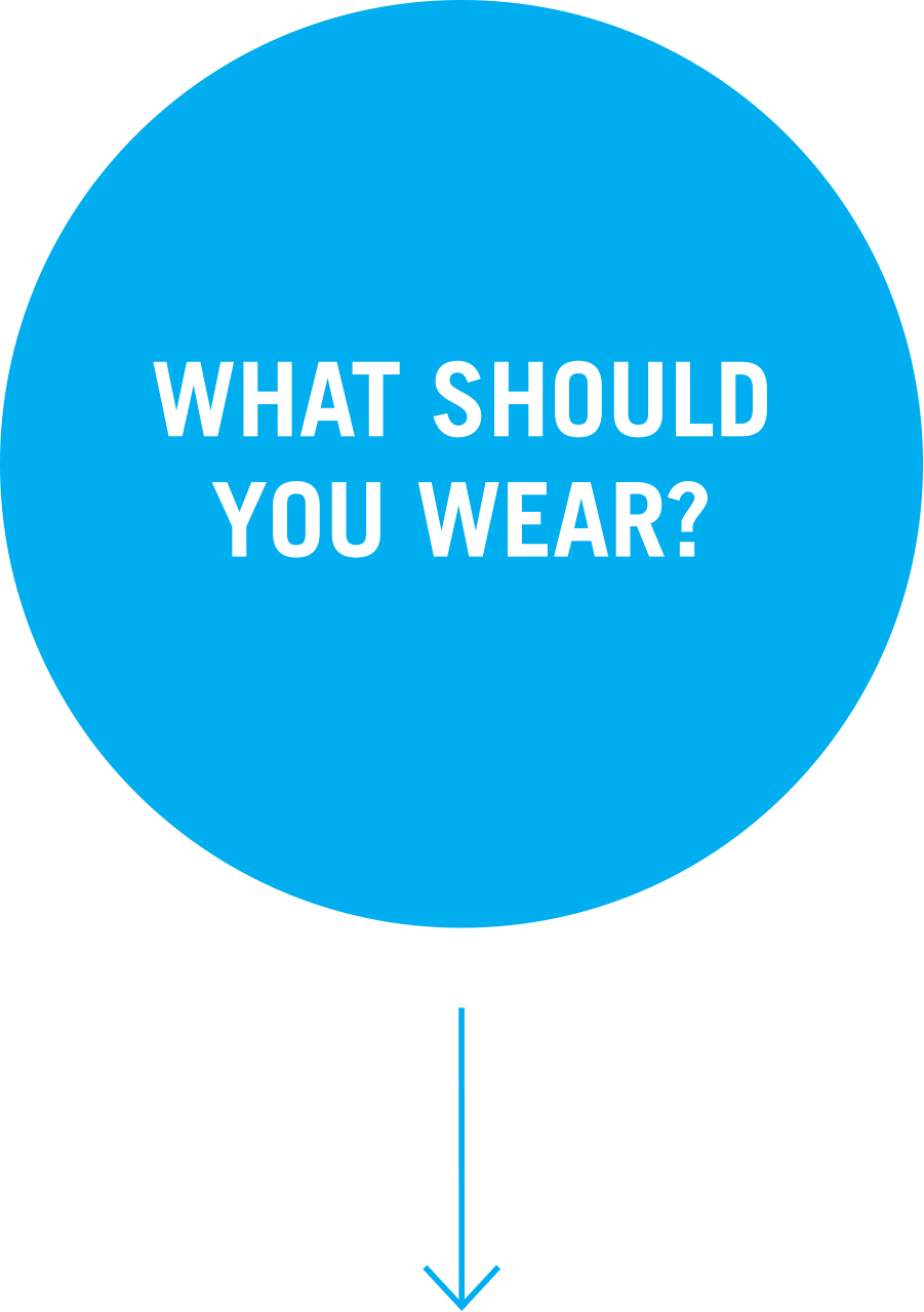 Question 2: What should you wear? 
