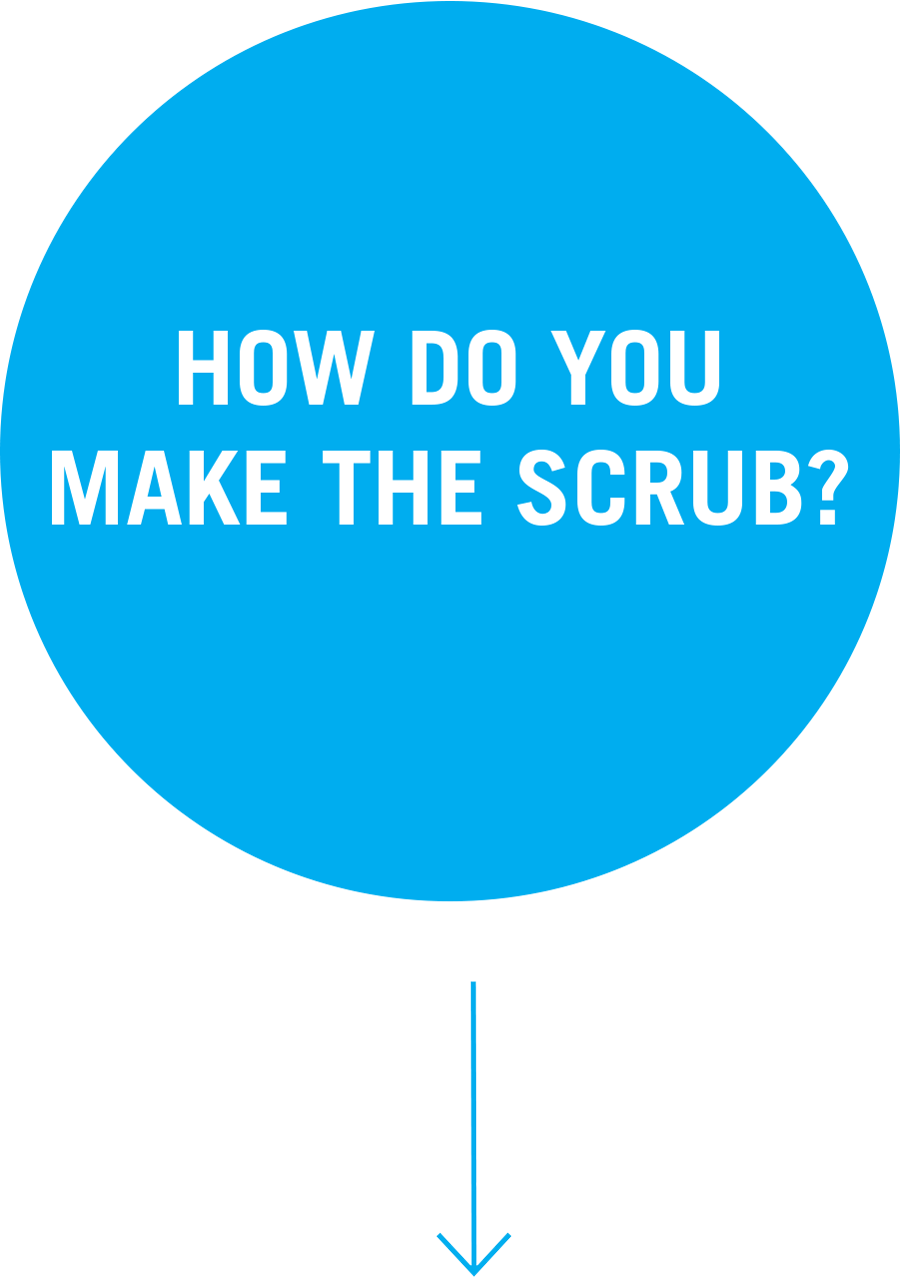 Question 3: How do you make the scrub?