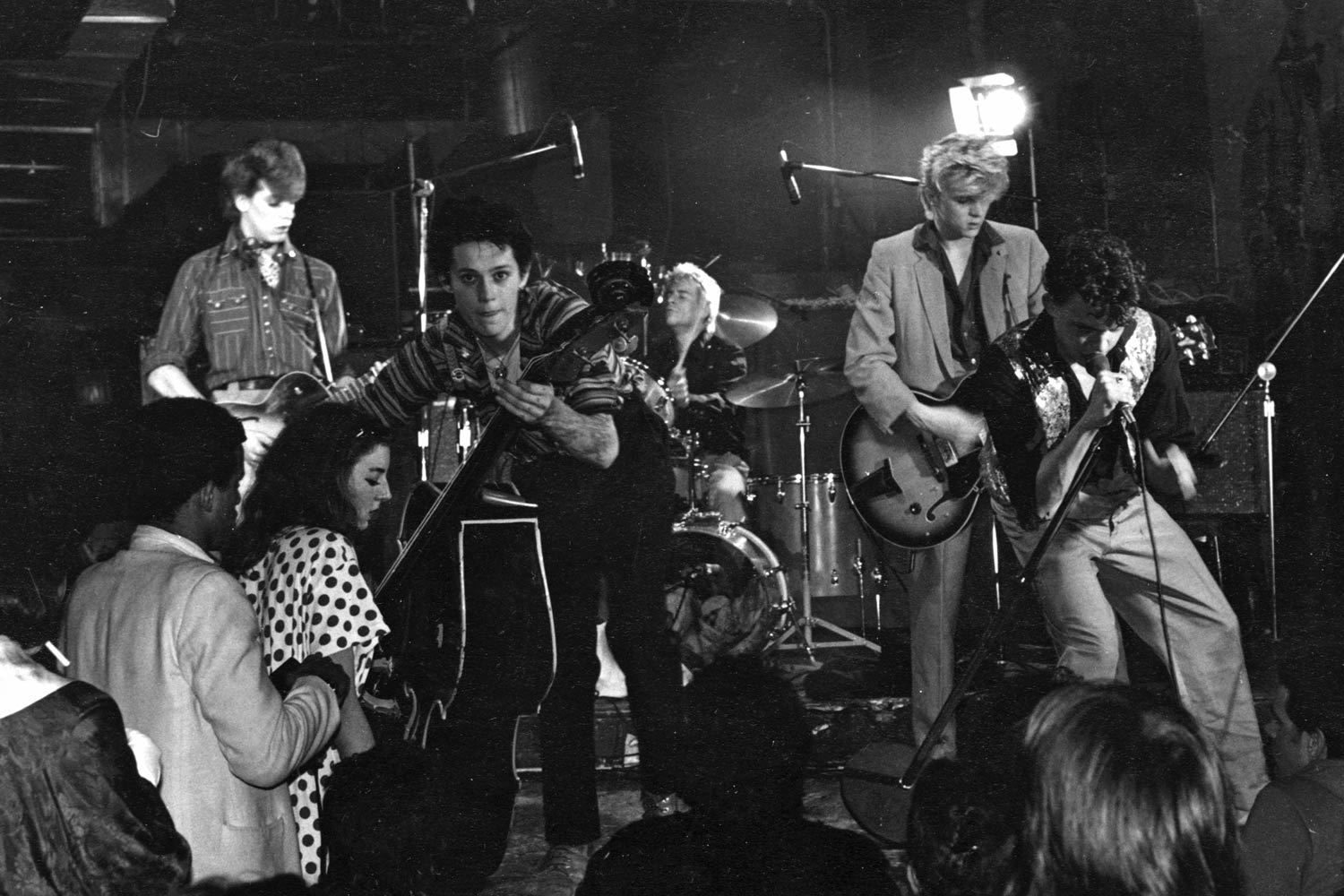 Levi and the Rockats blending punk and rockabilly on stage at CBGB in 1979