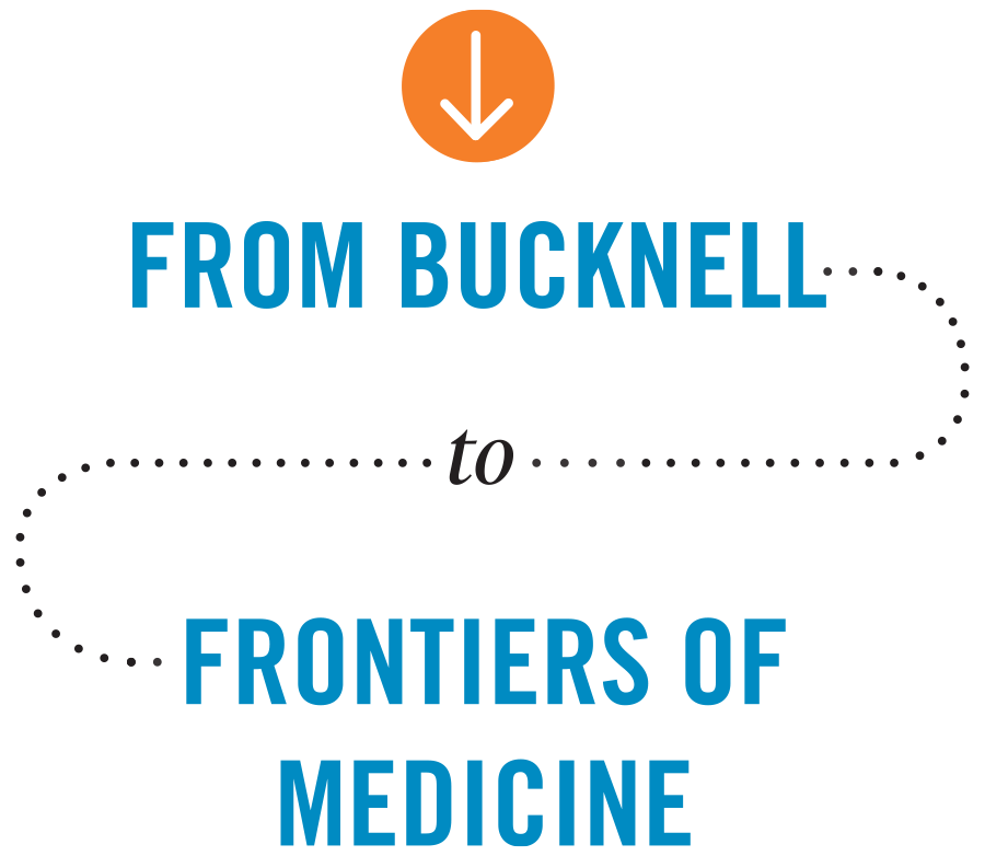 From Bucknell to Frontiers of Medicine typography