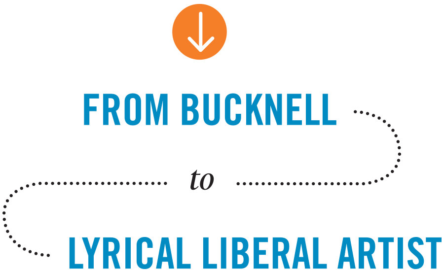 From Bucknell to Lyrical Liberal Artist typography