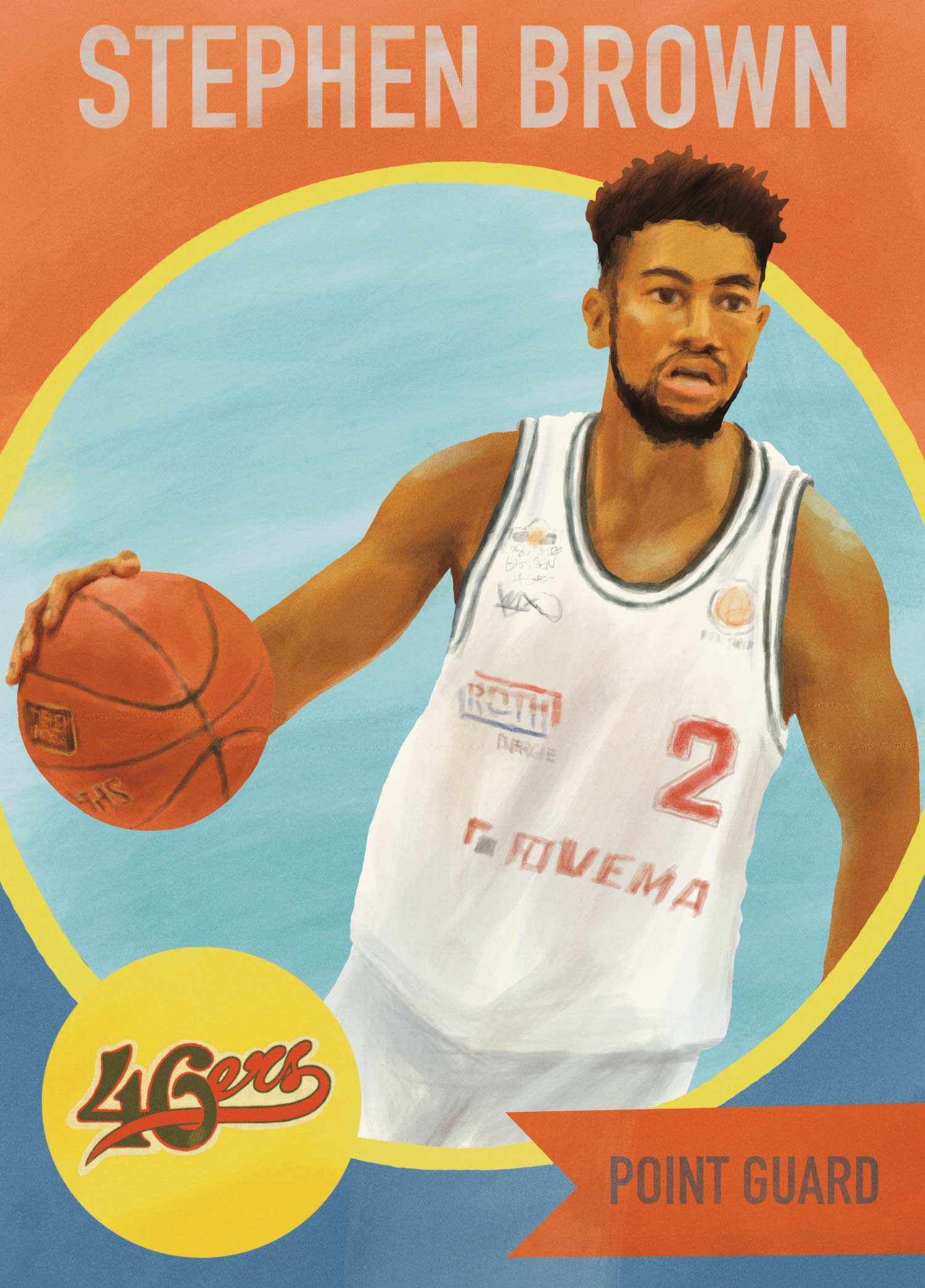 illustration of Basketball player