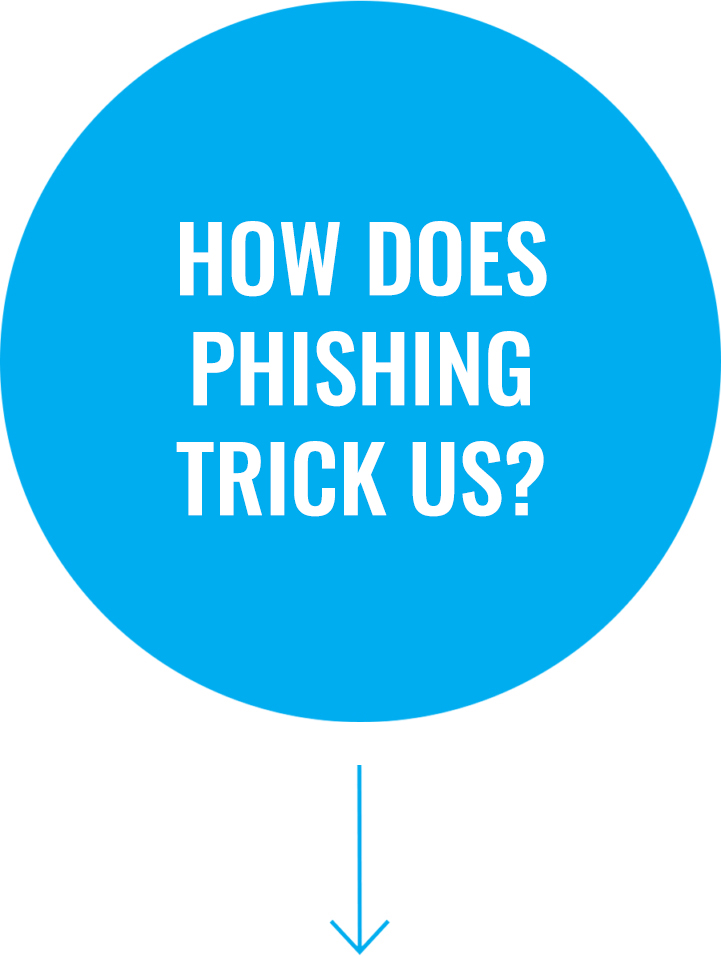 Question 2: How does phishing trick us?