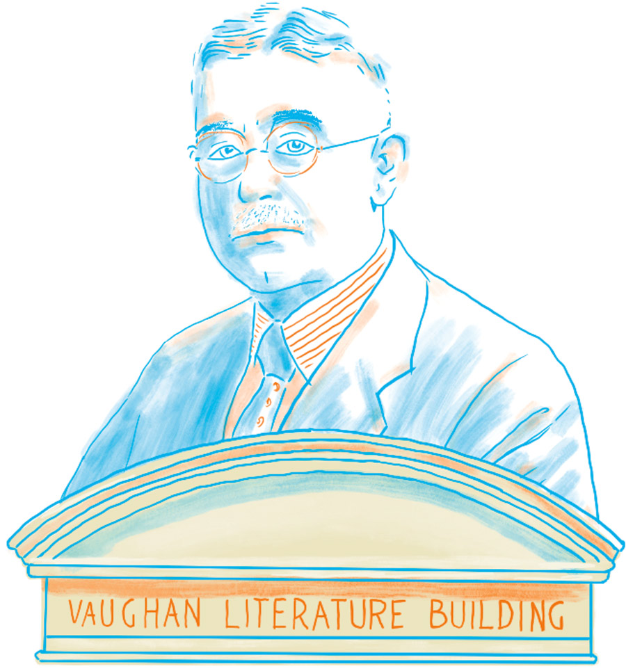 Illustration of Charles P. Vaughan