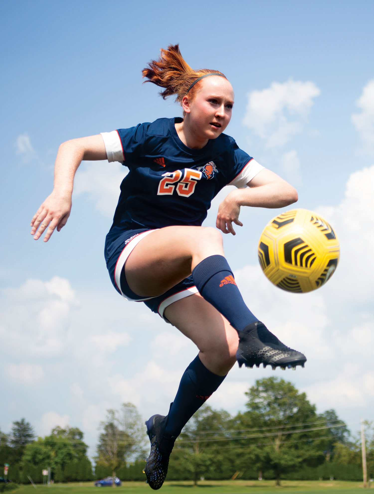 Soccer has been a passion and a refuge for Kelley Francis ’25.