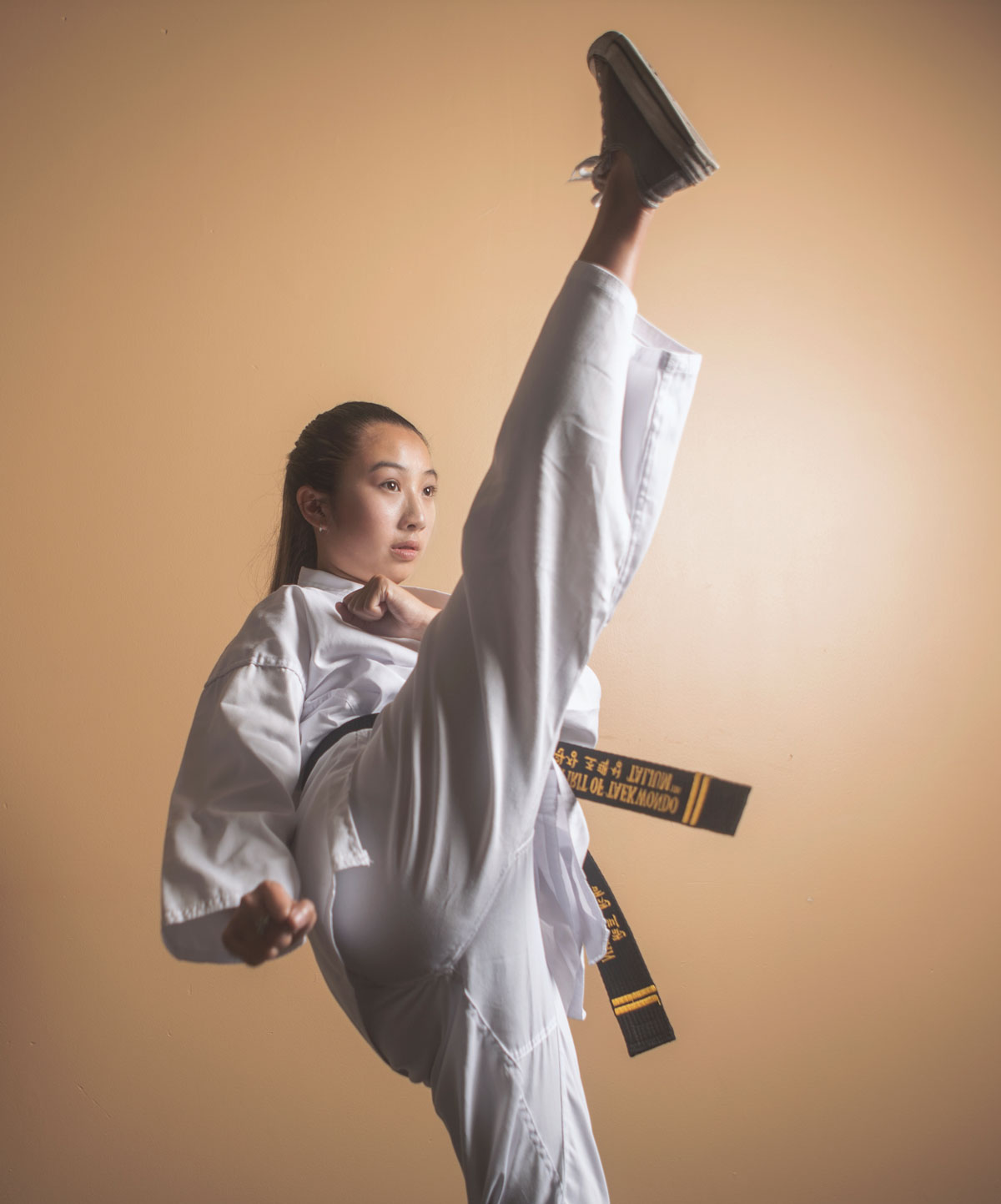 Taekwondo helped Meghan Tran ’25 gain confidence.
