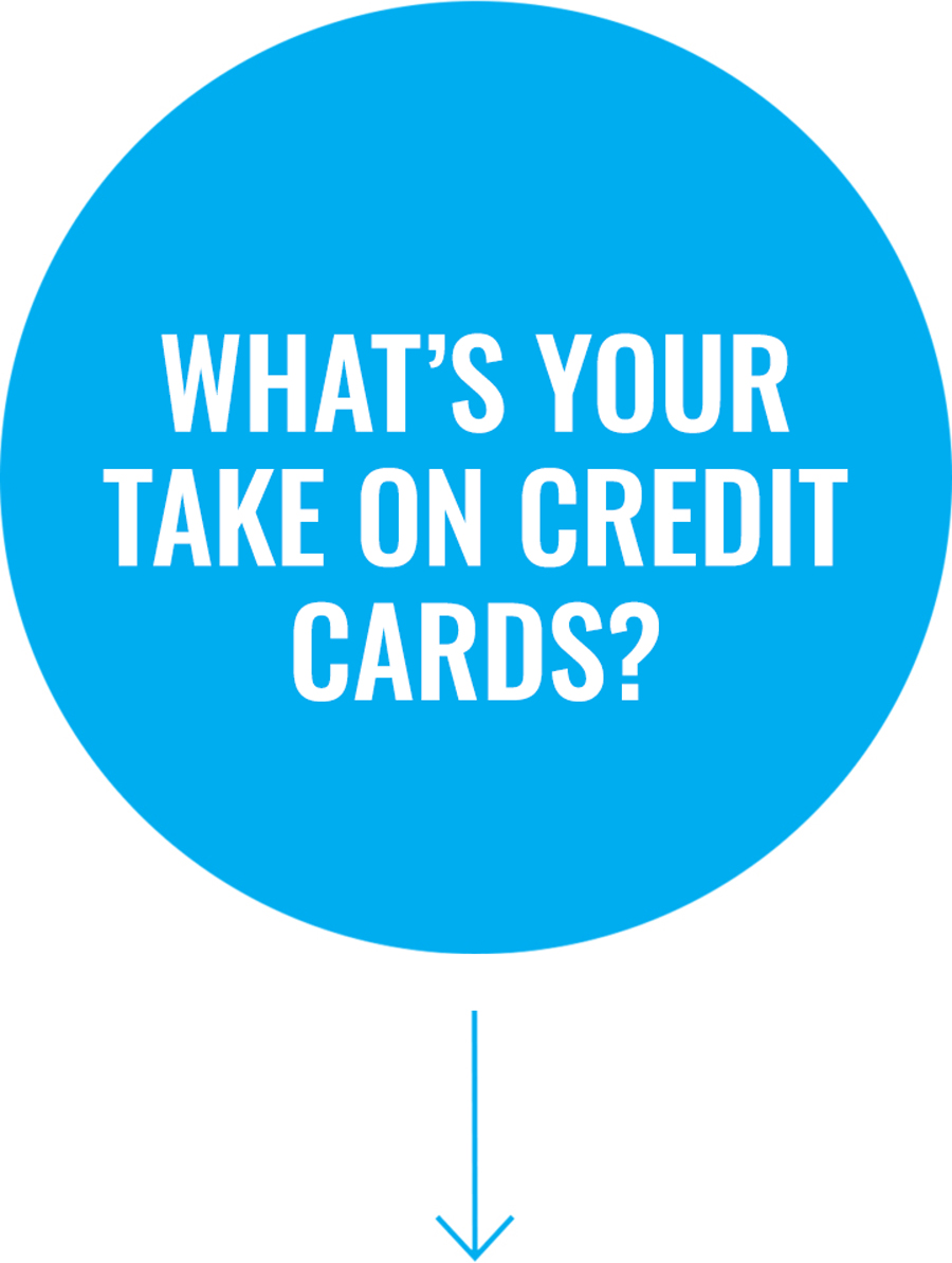 What’s your take on credit cards?