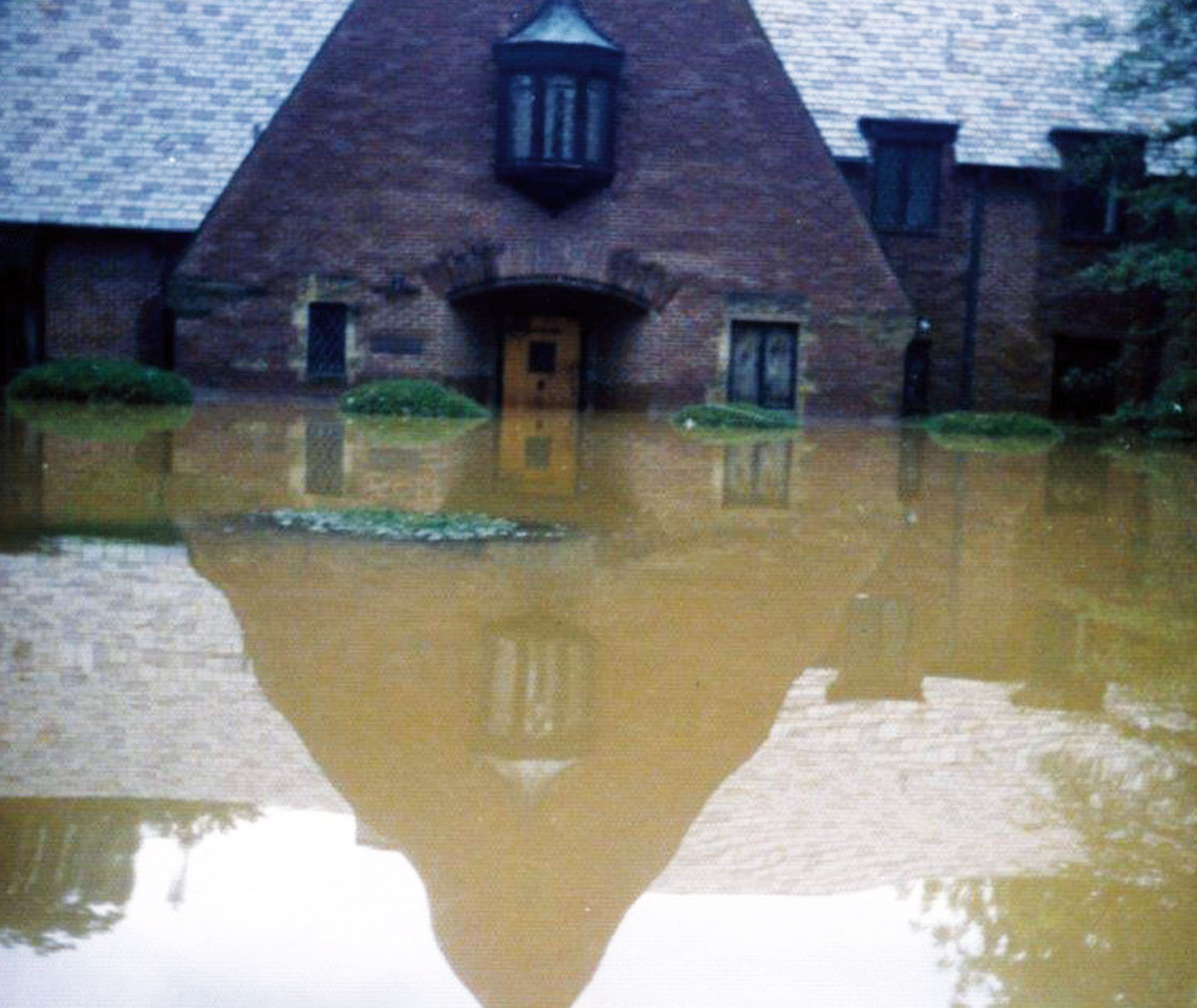 Lewisburg resident Owen Mahon image of flooded home
