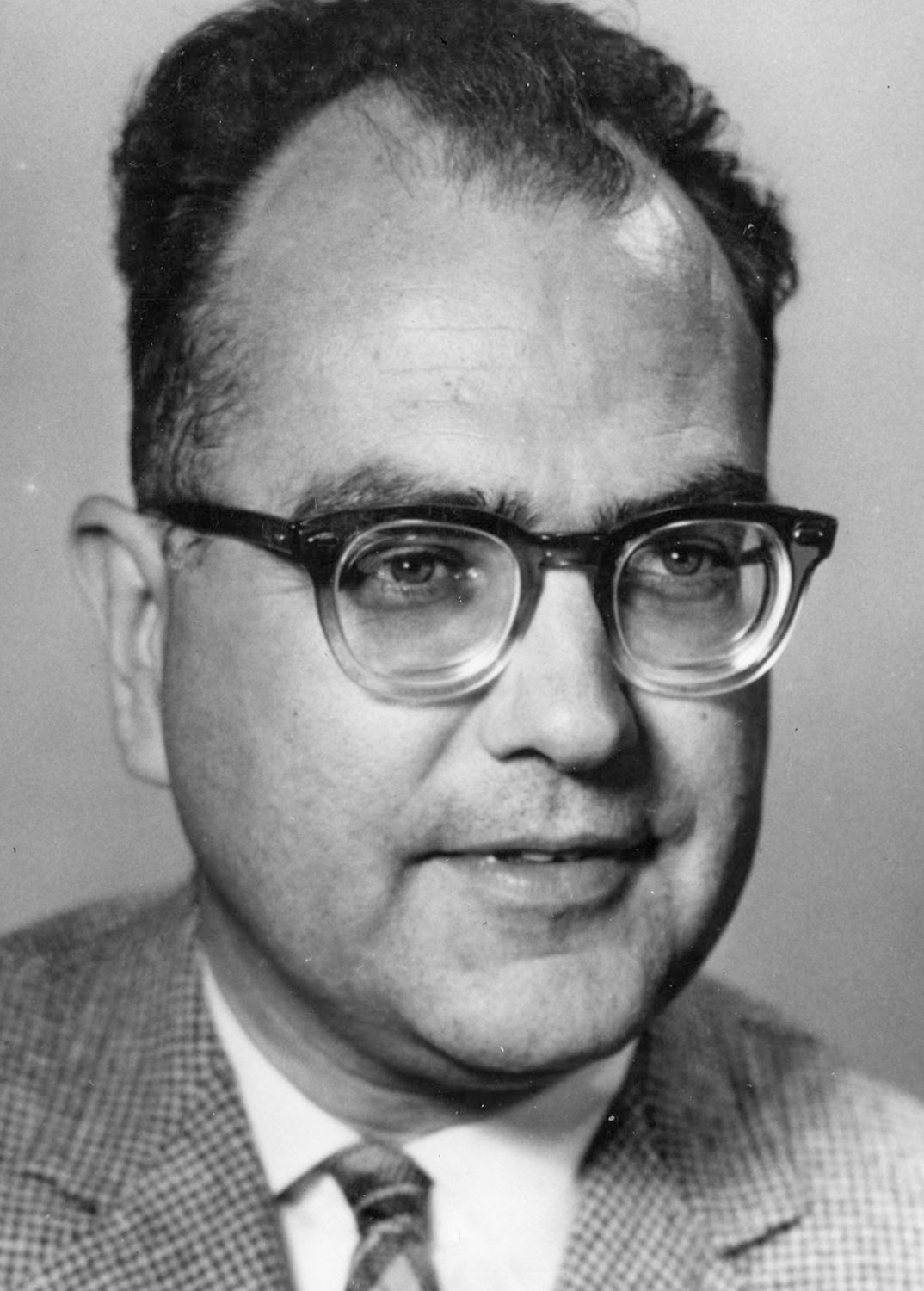 black and white photo of Robert Brungraber