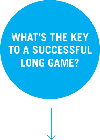 What's the key to a successful long game?