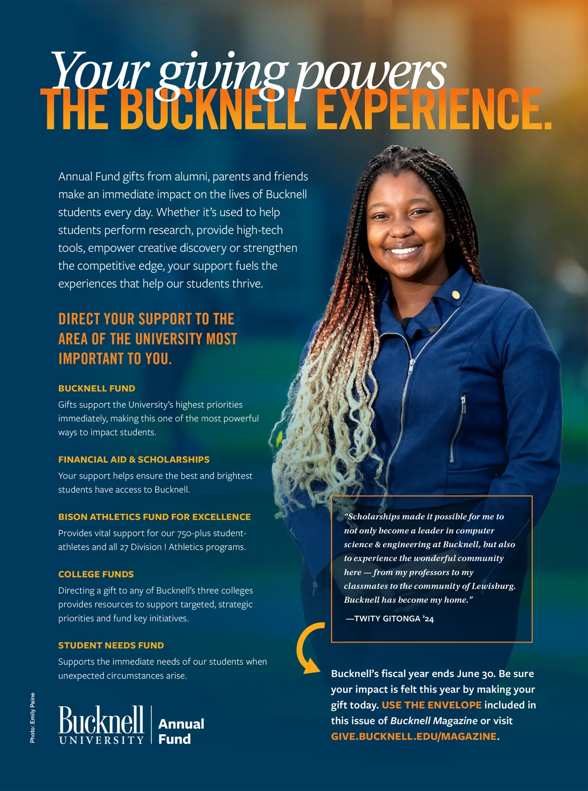 Bucknell Annual Fund Advertisement