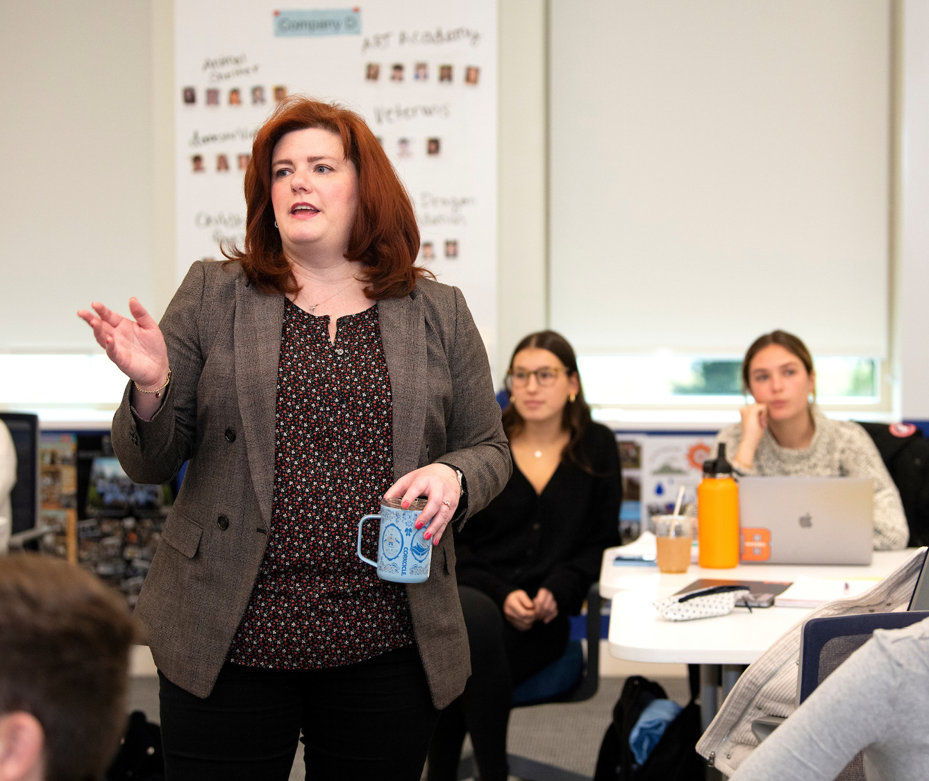 Professor Melissa Intindola, management & organizations, teaches students how to be drivers of corporate sustainability.