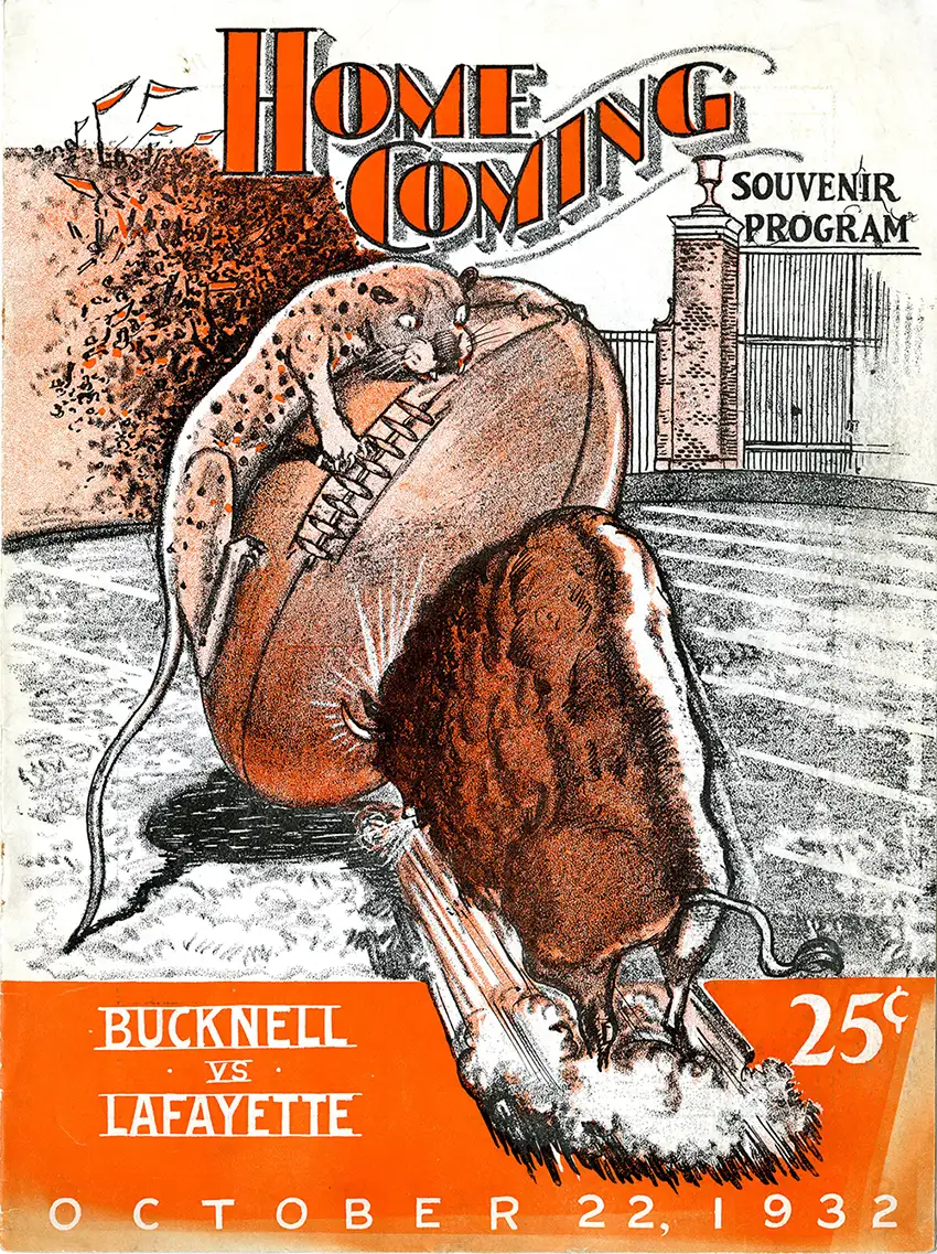 Vintage Homecoming souvenir program cover