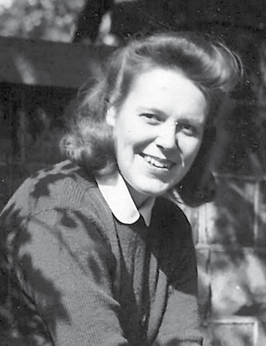 black and white photo of Jane Griffith '43