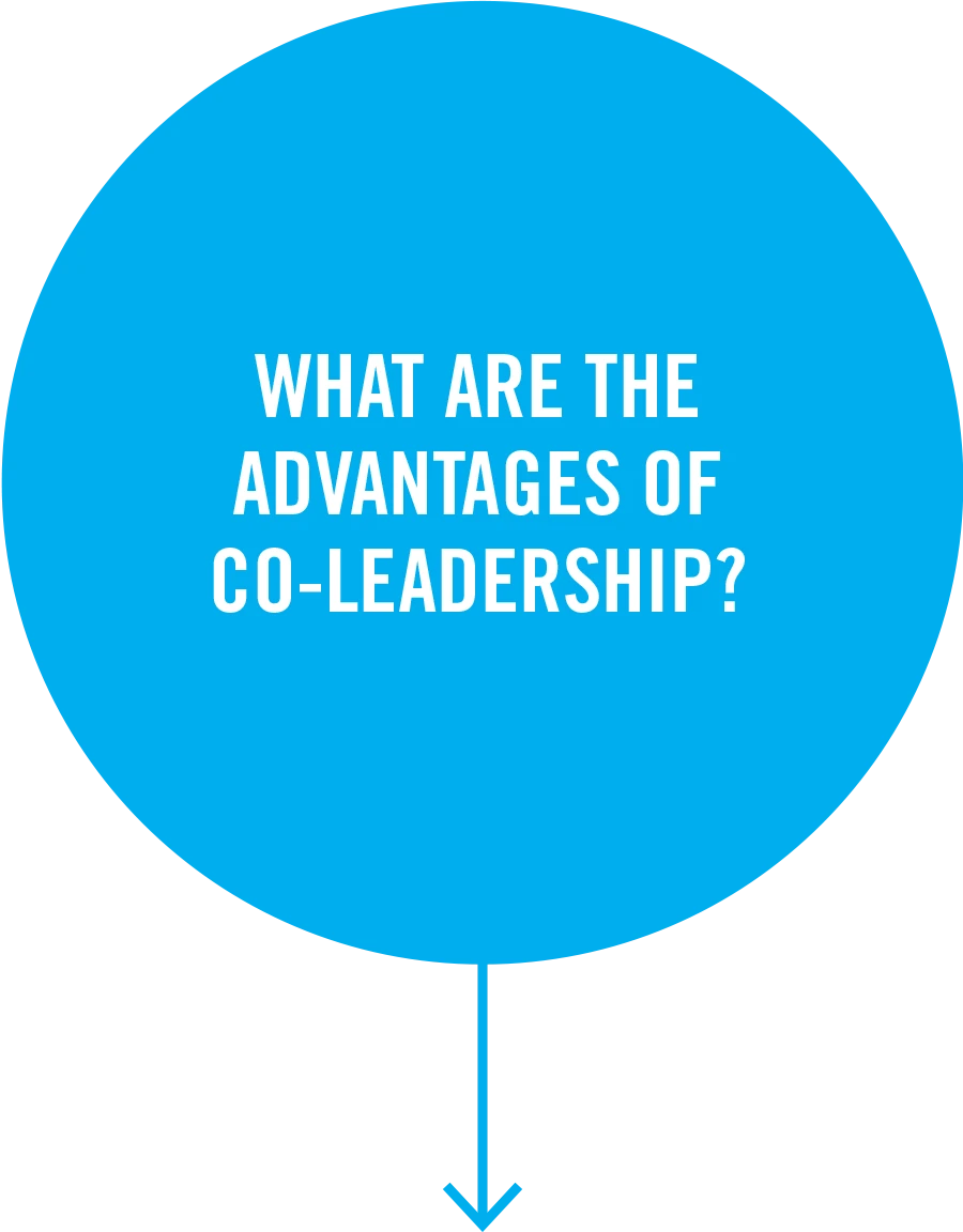 What are the advantages of co-leadership?