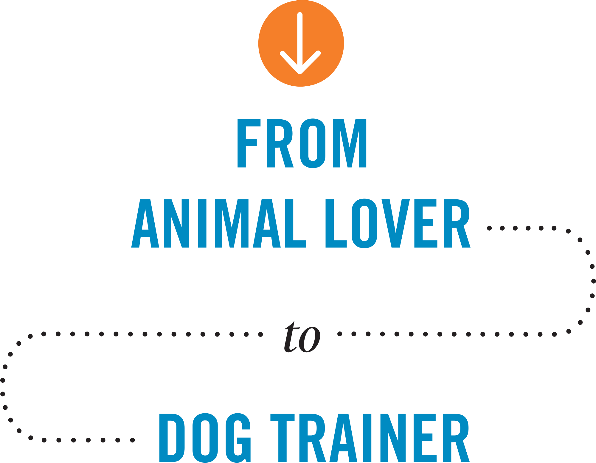 From animal lover to dog trainer